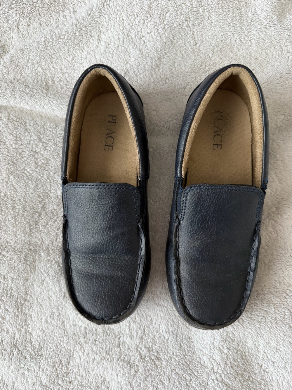 The Children's Place Navy Slip-On dress Shoes for boys - size 1Y